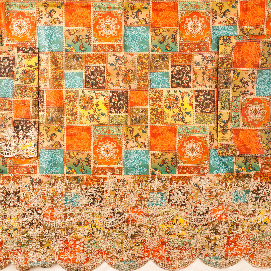 Chicken Kari 2 Pcs Un-stitched-UN2411