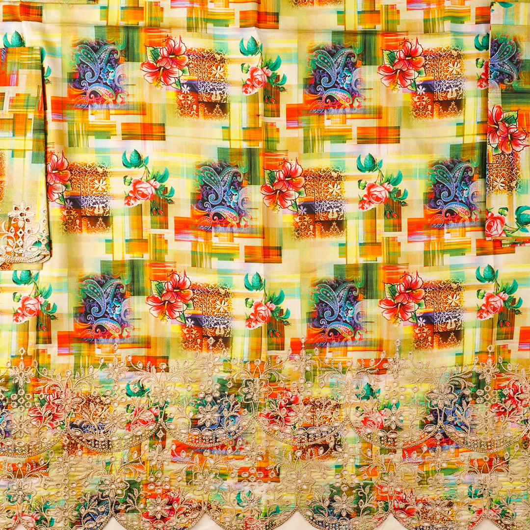 Chicken Kari 2 Pcs Un-stitched-UN2413
