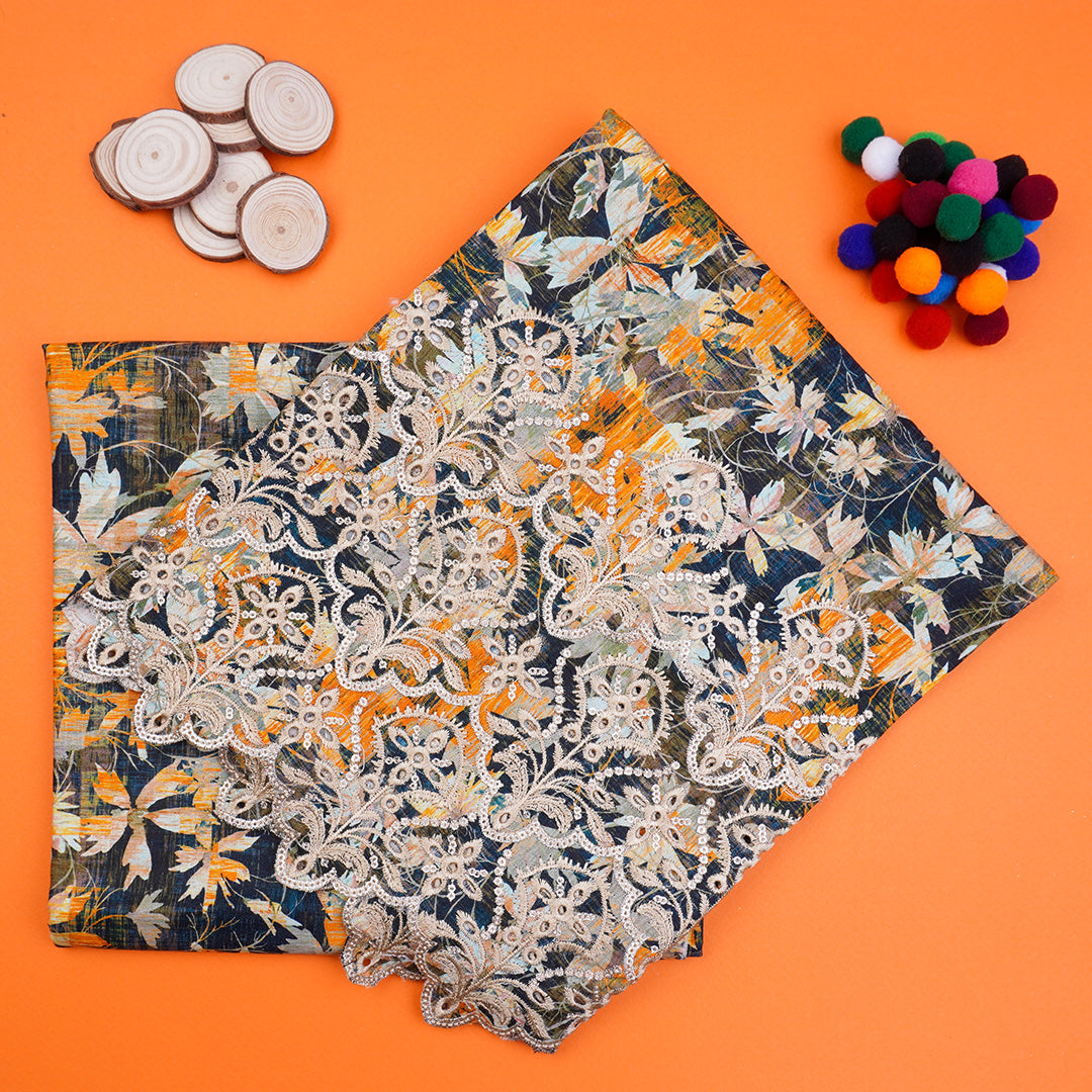 Chikankari 2 pc Cotton Un-stitched-UN2439
