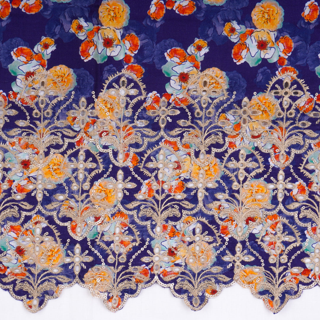 Chikankari 2 pc Cotton Un-stitched-UN2434
