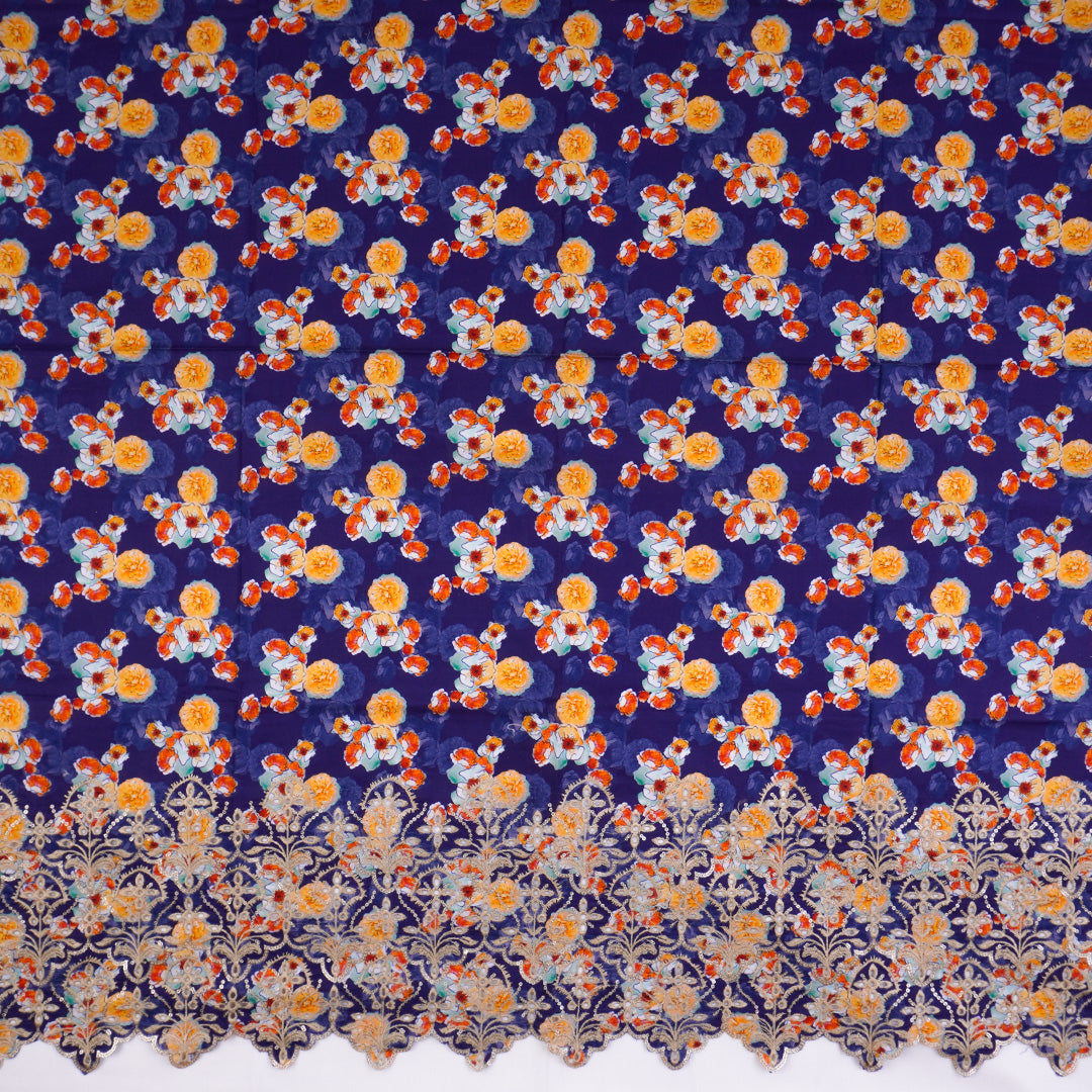 Chikankari 2 pc Cotton Un-stitched-UN2434