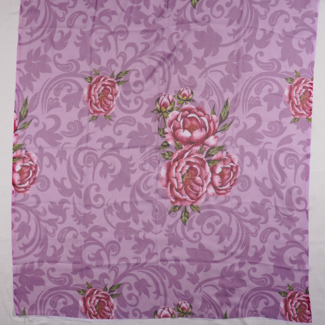 3 Pc Cotton Chikankari with Chiffon Dupatta Un-stitched-UN2691