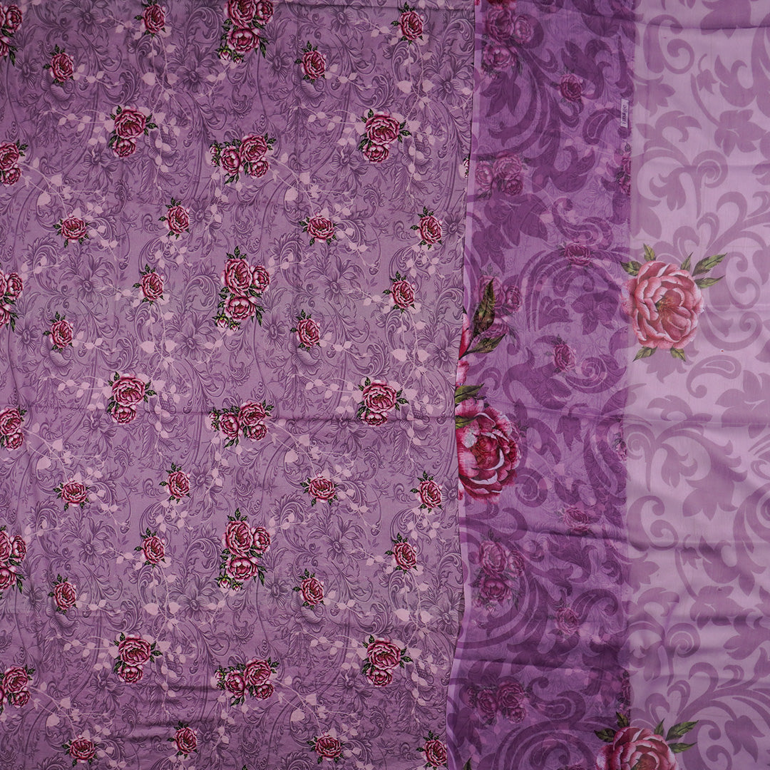 3 Pc Cotton Chikankari with Chiffon Dupatta Un-stitched-UN2691