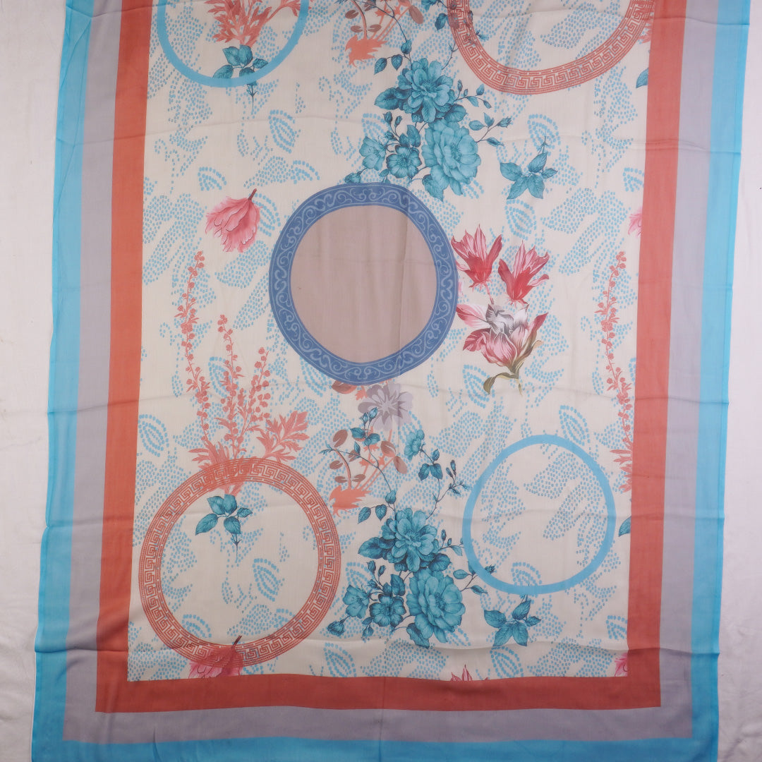 3 Pc Cotton Chikankari with Chiffon Dupatta Un-stitched-UN2695