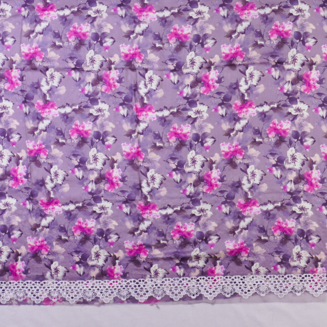 3 Pc Lawn Chikankari with Chiffon Dupatta Un-stitched-UN2701
