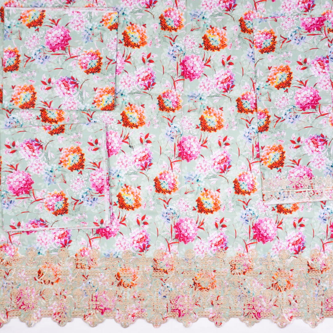 Chikankari 2 pc Cotton Un-stitched-UN2440
