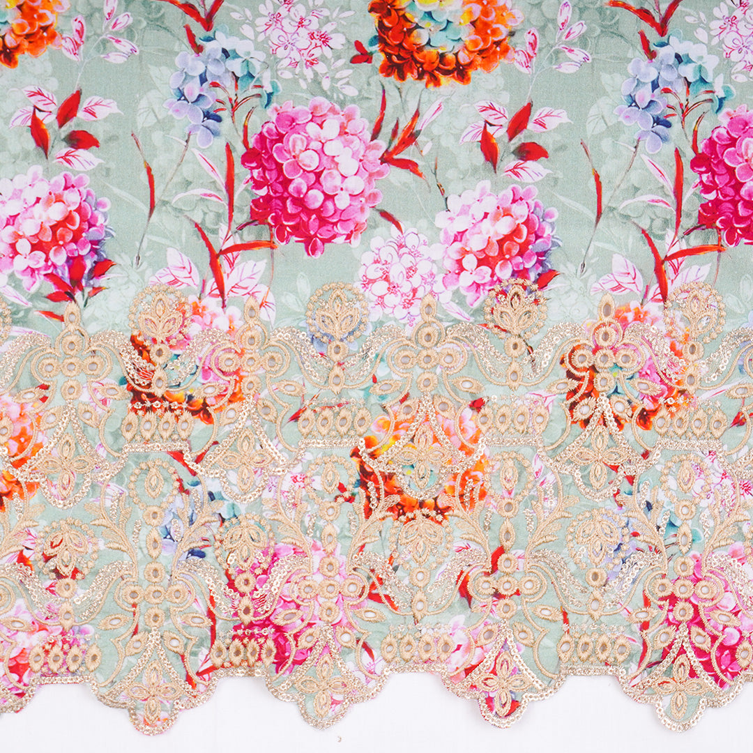 Chikankari 2 pc Cotton Un-stitched-UN2440