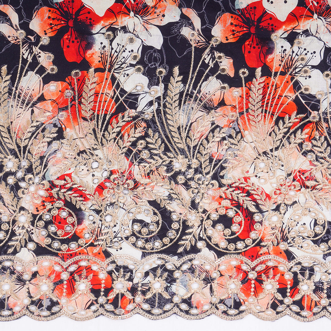 Chikankari 2 pc Cotton Un-stitched-UN2433