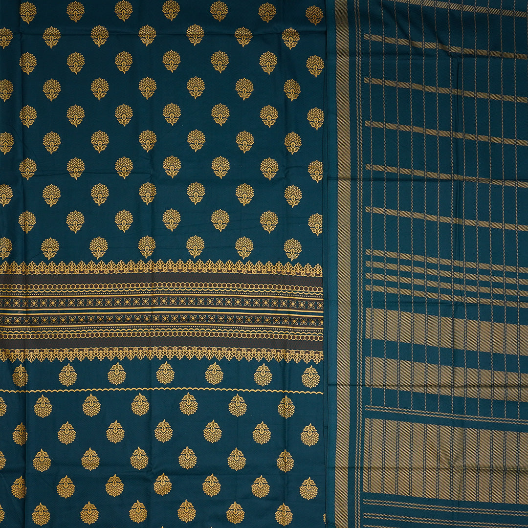 3 Pc Dhanak Embroidered Un-stitched-UN2420
