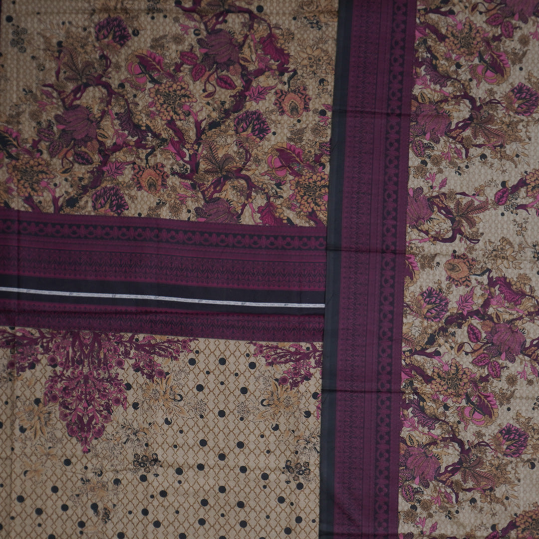 3 Pc Dhanak Embroidered Un-stitched-UN2419