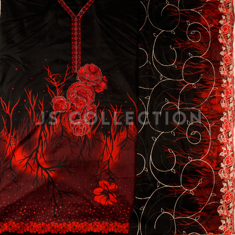Lawn Embroidered Un-stitched-UN2002