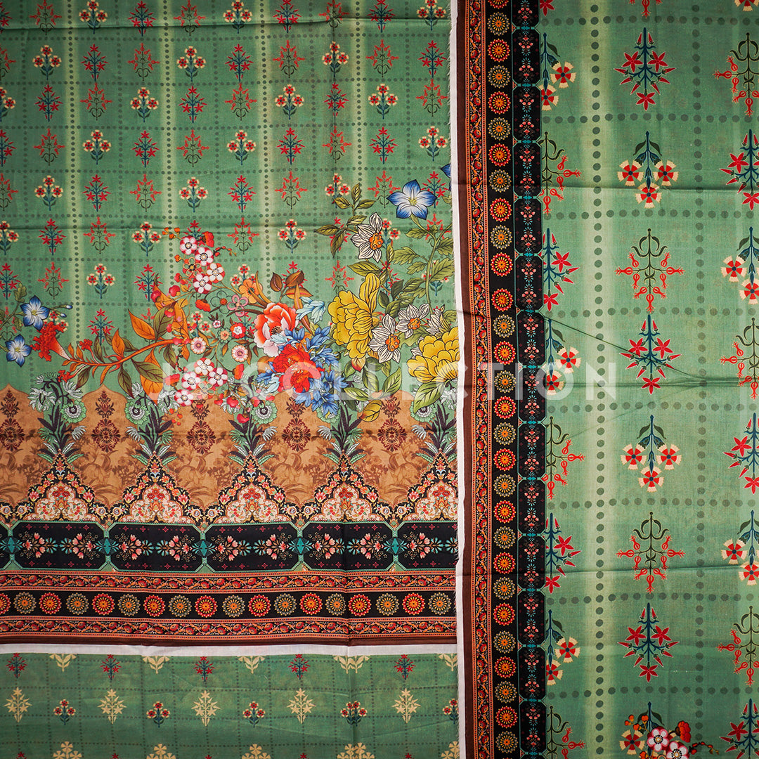 3 Pc Lawn Chikankari Lawn Dupatta Un-stitched-UN2099