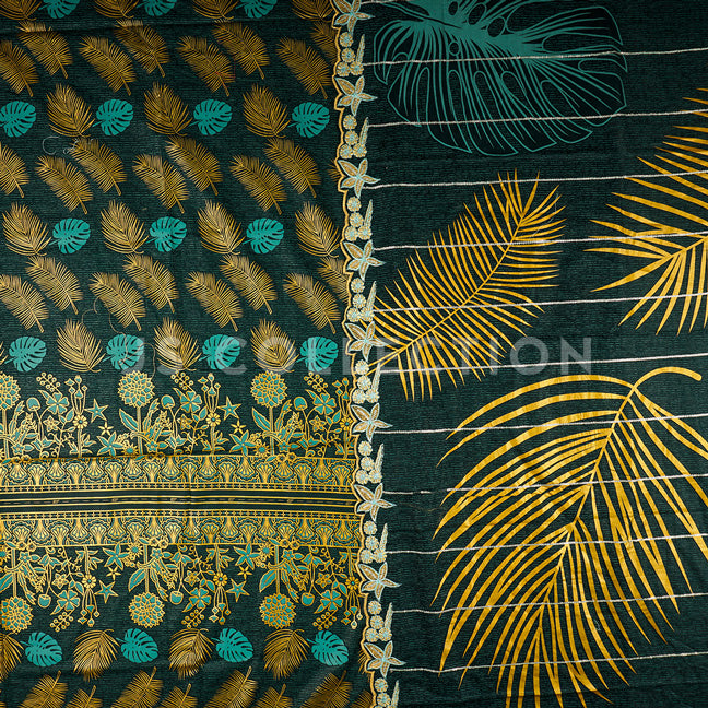3 Pc Lawn Embroidered Lawn Dupatta Cutwork Un-stitched-UN2076