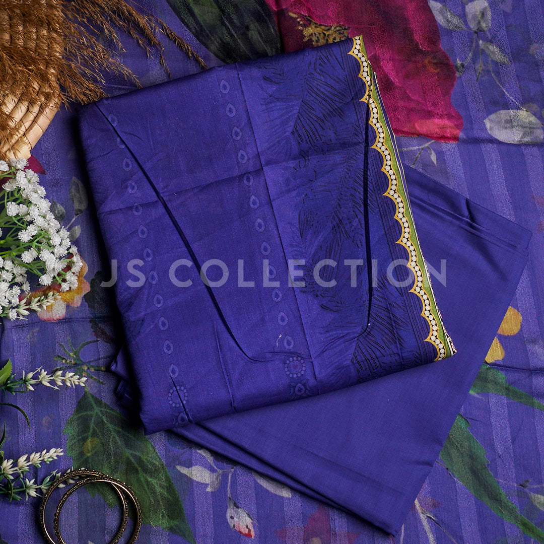 3 Pc Lawn Printed Bamber Chiffon Dupatta Un-stitched-UN2133