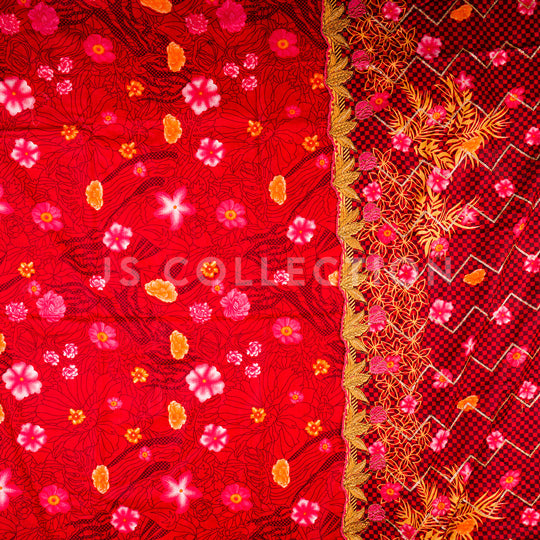 3 Pc Lawn Embroidered Lawn Dupatta Cutwork Un-stitched-UN2082