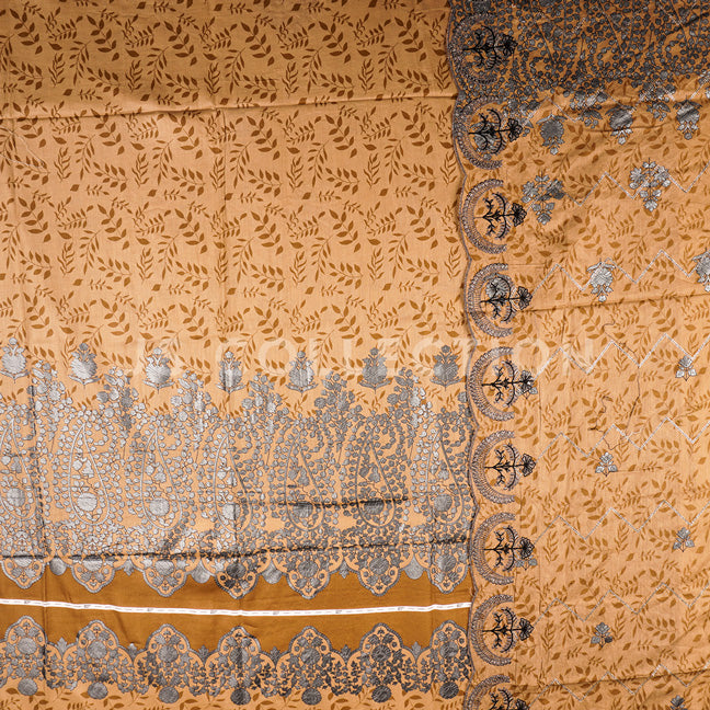 3 Pc Lawn Embroidered Lawn Dupatta Cutwork Un-stitched-UN2081