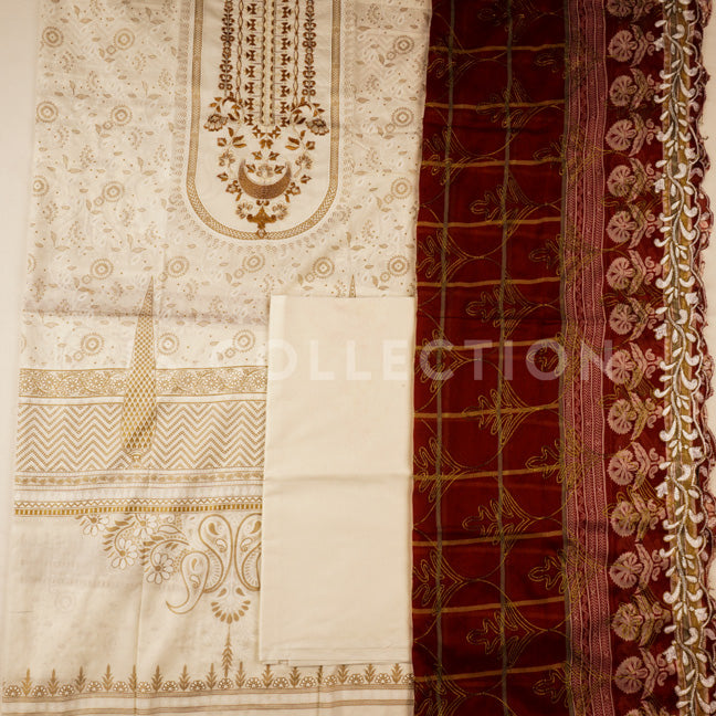 Lawn Embroidered Un-stitched-UN2001