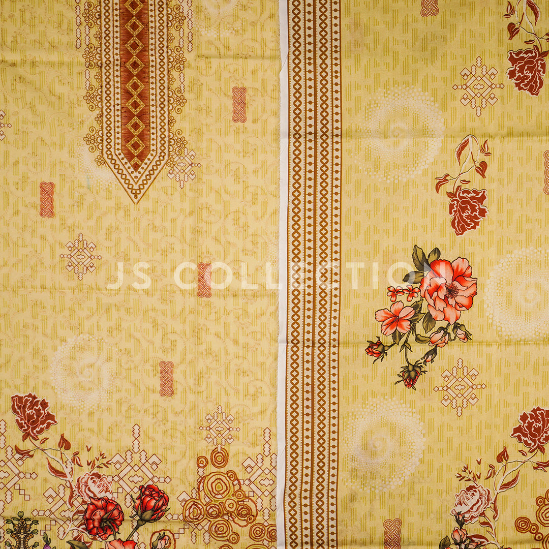 3 Pc Lawn Chikankari Lawn Dupatta Un-stitched-UN2093