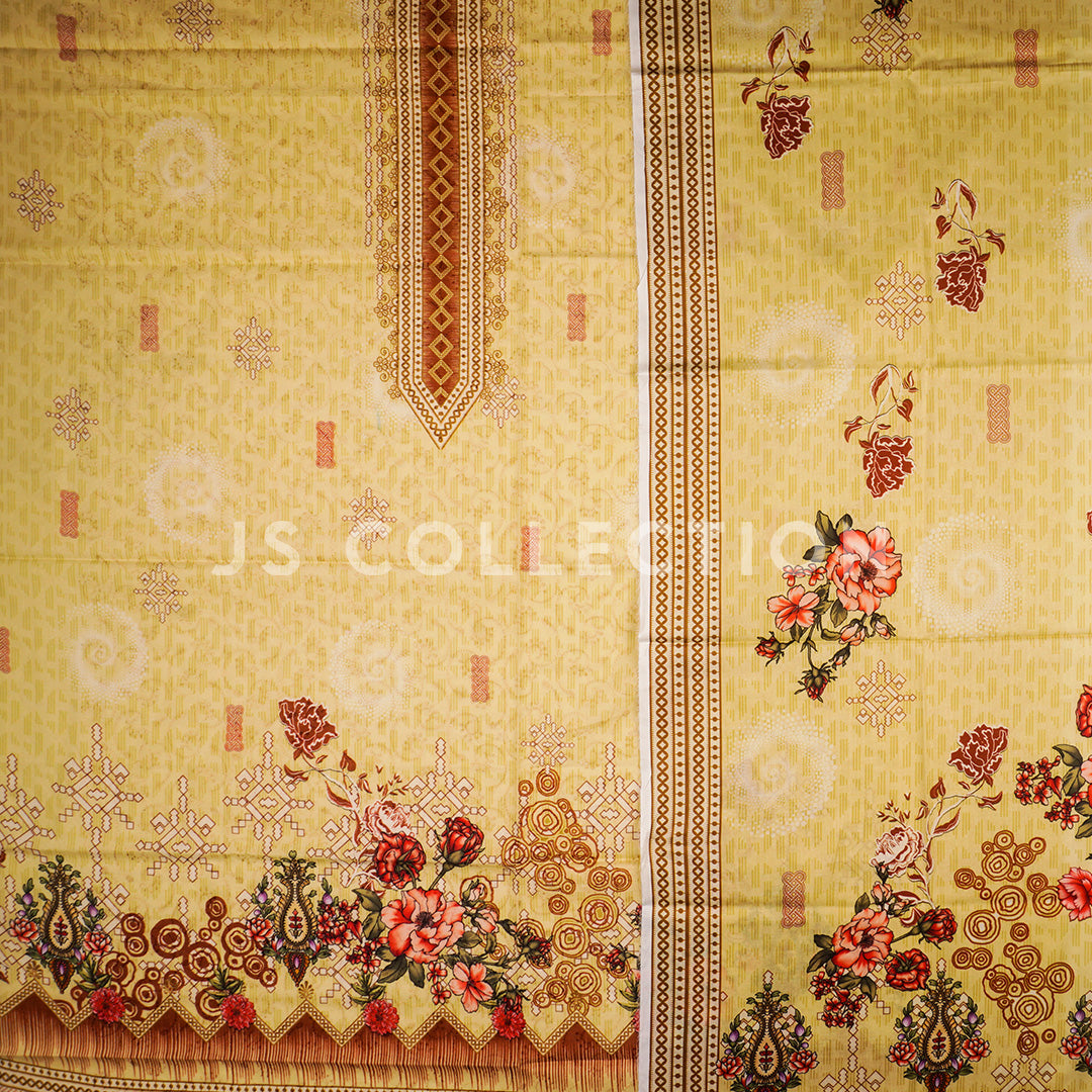 3 Pc Lawn Chikankari Lawn Dupatta Un-stitched-UN2093
