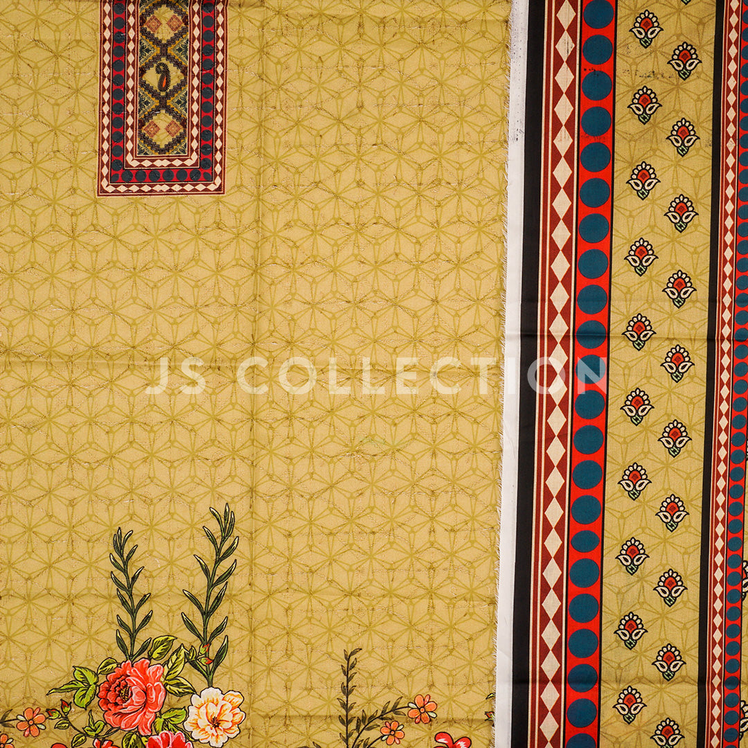 3 Pc Lawn Chikankari Lawn Dupatta Un-stitched-UN2096