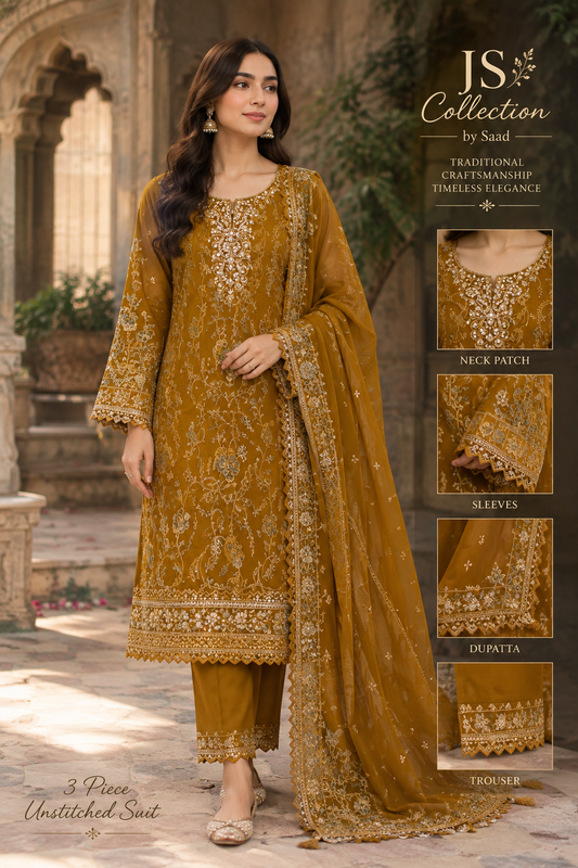 Khamaj Premium Cotton Bamber Chiffon Dupatta Un-stitched-UN2792