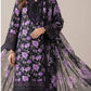 Fatima Zehra Lawn Dupatta with Daman Chikankari Un-stitched cheffon suit 2756