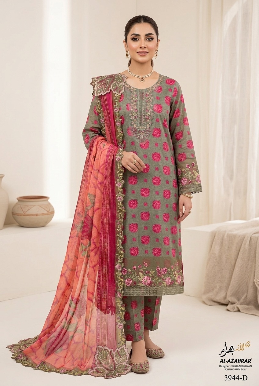 Bin Ilyas Cotton Un-stitched-UN270