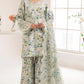 3 Pc Lawn Printed with Patches & Organza Dupatta Un-stitched-UN2628