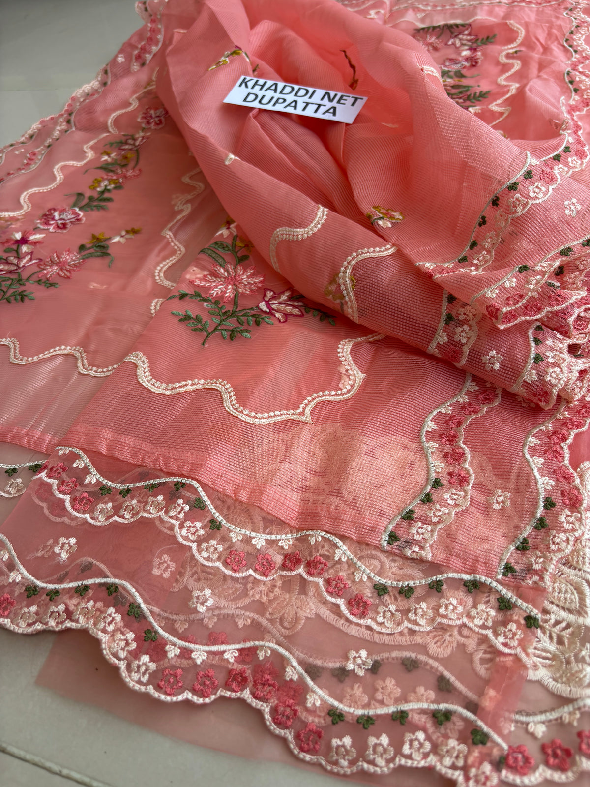 Khamaj Premium Cotton Bamber Chiffon Dupatta Un-stitched-UN2789