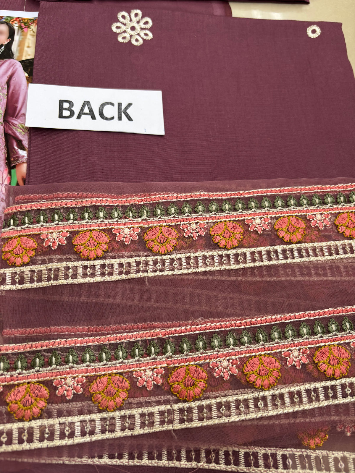 Khamaj Premium Cotton Bamber Chiffon Dupatta Un-stitched-UN2796
