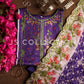 3 Pc Lawn Embroidered Chiffon Dupatta Cutwork Un-stitched-UN2380