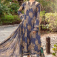 3 Pc Lawn Embroidered with Patches & Chiffon Dupatta Un-stitched-UN2597a