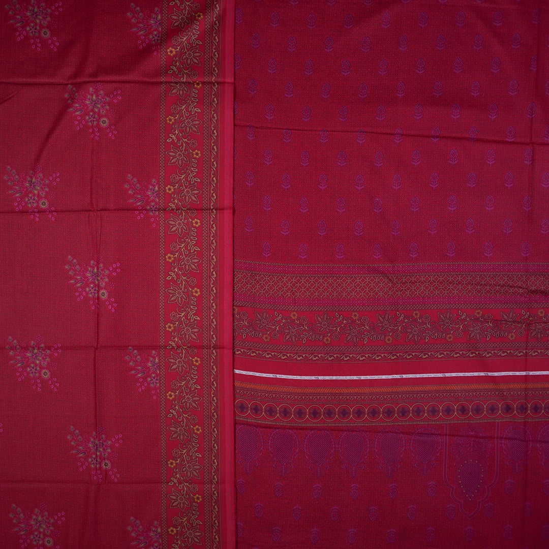 3 Pc Dhanak Embroidered Un-stitched-UN2425