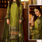 Qalamkar 3 Pc Masoori Mehendi Green Embellished Embroidered Dress Un-stitched-UN2739