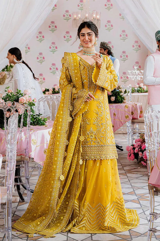 Akbar Aslam Luxury Hand Embellished 3 pc Dress Un-stitched-UN2744