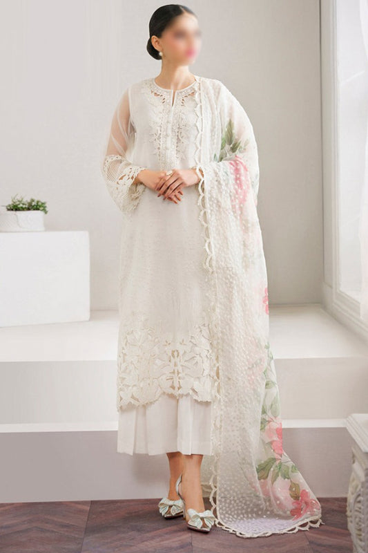 Barouque Luxury Chiffon 3 pc Dress Un-stitched-UN2751