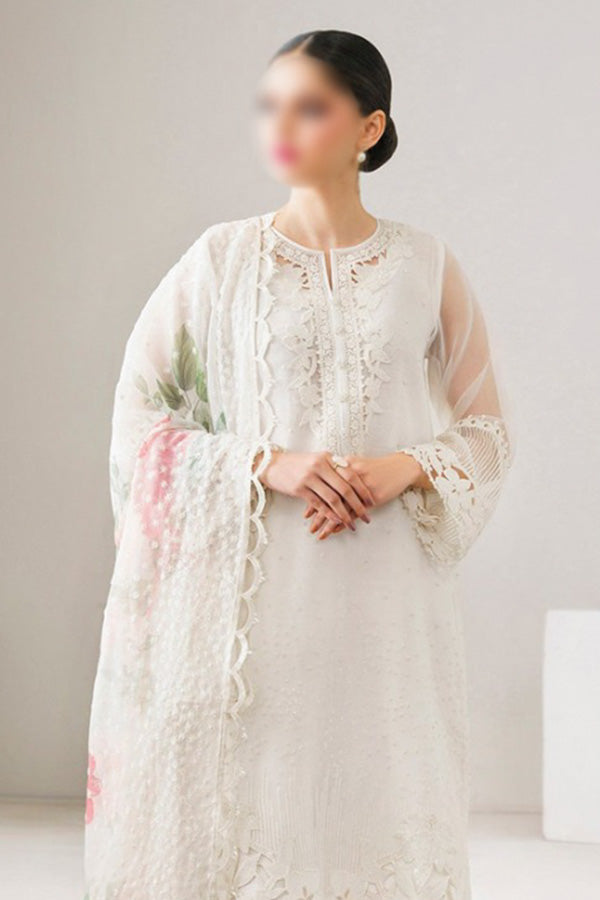 Barouque Luxury Chiffon 3 pc Dress Un-stitched-UN2751