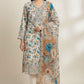 Fatima Zehra Lawn Dupatta with Daman Chikankari Un-stitched-UN2752