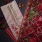 3 Pc Lawn Embroidered Chiffon Dupatta Cutwork Un-stitched-UN2575b