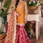 Imrozia Aangan – Gul-e-Rana | Gharara Luxury Hand-Embellished 3 Pc Dress Un-stitched-UN2729