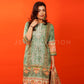 3 Pc Lawn Embroidered Chiffon Dupatta Cutwork Un-stitched-UN2313