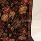 Black Embroidered Velvet Shawl - VS9238