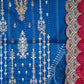 3 Pc Lawn Embroidered Chiffon Dupatta Cutwork Un-stitched-UN2276