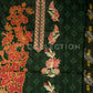 3 Pc Lawn Embroidered Chiffon Dupatta Cutwork Un-stitched-UN2006