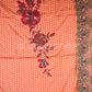 3 Pc Lawn Embroidered Chiffon Dupatta Cutwork Un-stitched-UN2065