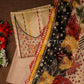 3 Pc Lawn Embroidered Chiffon Dupatta Cutwork Un-stitched-UN2138