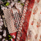 3 Pc Lawn Embroidered Chiffon Dupatta Cutwork Un-stitched-UN2046b